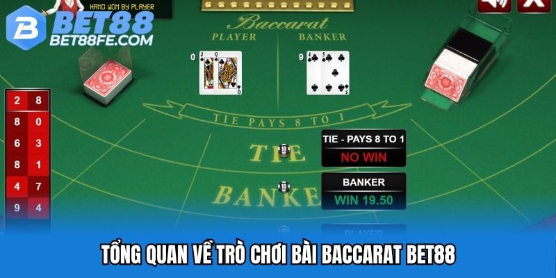 Luật chơi Baccarat Bet88 cơ bản cần nắm vững
